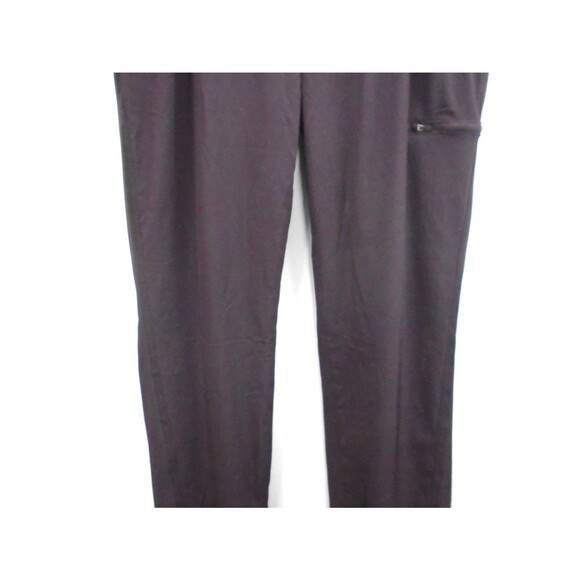 Eddie Bauer Pants Rainier Women Size 10 (33x32) Purple Flannel Lined Jogger - Picture 5 of 11